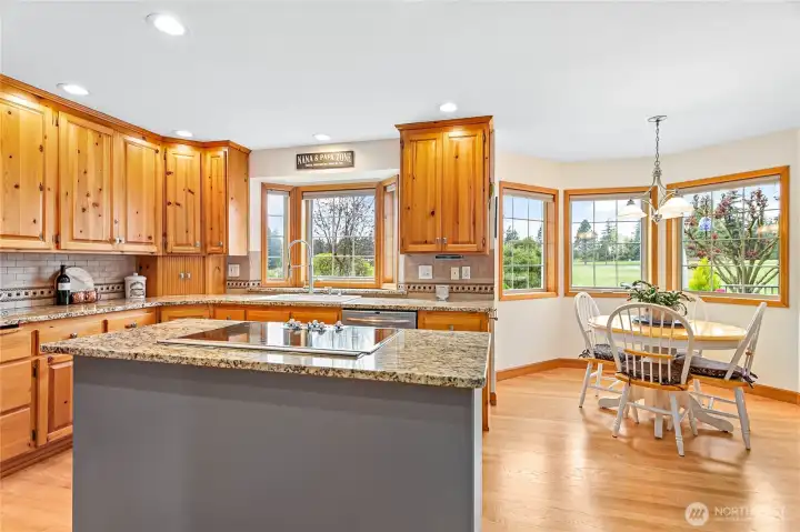 Love the breakfast nook bump out - just look at your views!