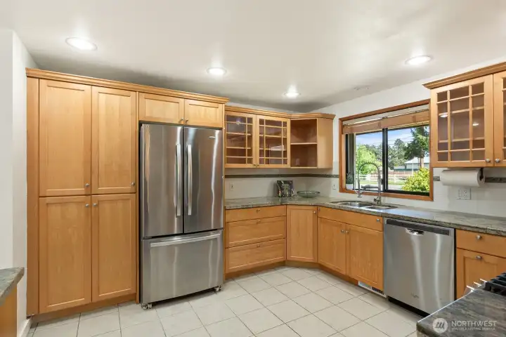 Expansive Kitchen with abundant storage