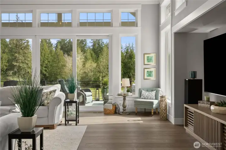 Main Living Room.Look at that gorgeous views. The windows are stunning. Main Living Room.Look at that gorgeous views. The windows are stunning.