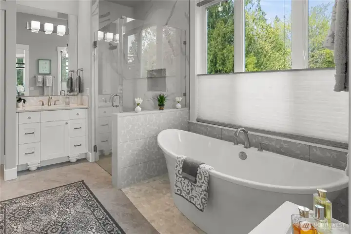 Primary bath with tile imported from spain Primary bath with tile imported from spain