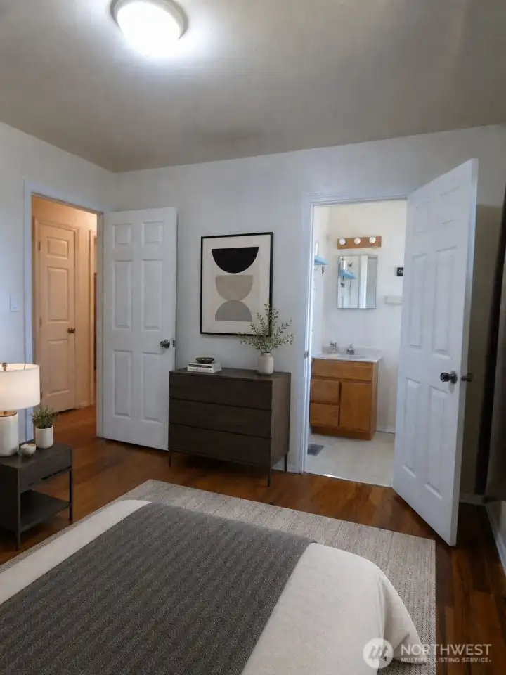 Primary Bedroom/Virtually Staged Primary Bedroom/Virtually Staged