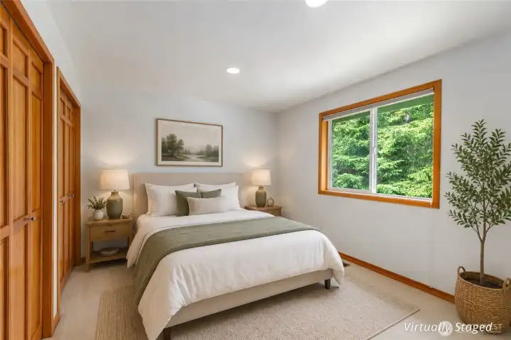 2nd bedroom - virtually staged. 2nd bedroom - virtually staged.