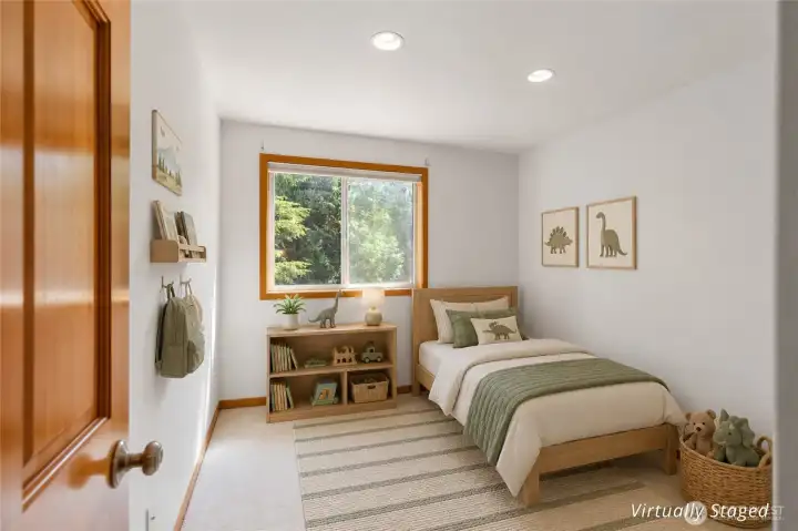 3rd bedroom - virtually staged 3rd bedroom - virtually staged