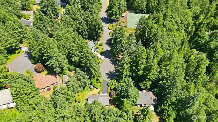 Olympic Sunset View community has a handy sport court just up the street!