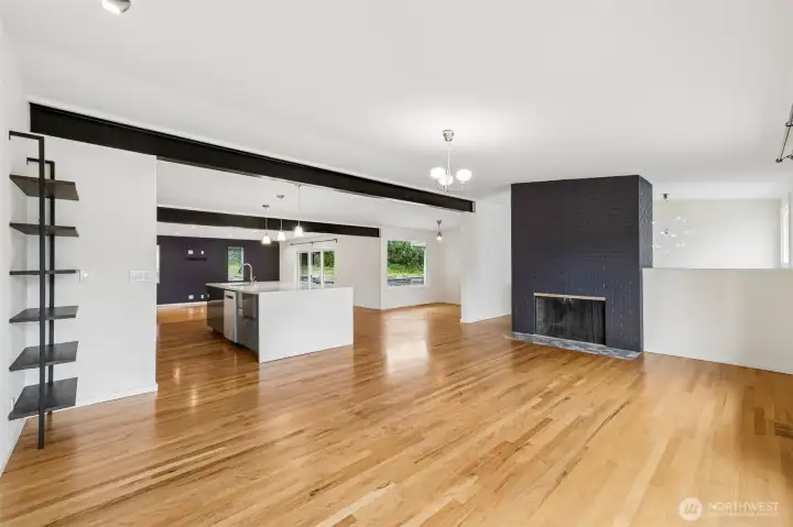 Living room facing F/P Living room facing F/P
