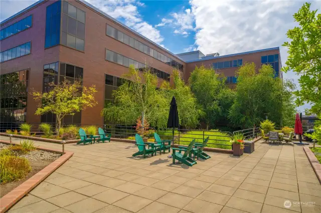 Delightful courtyard to gather friends for some outdoor entertainment.