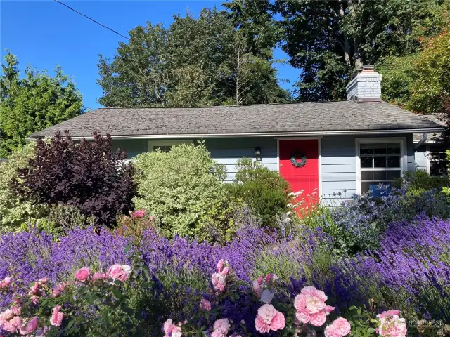 This charming cottage has a dreamy feel from the moment you approach the gardens and front door.