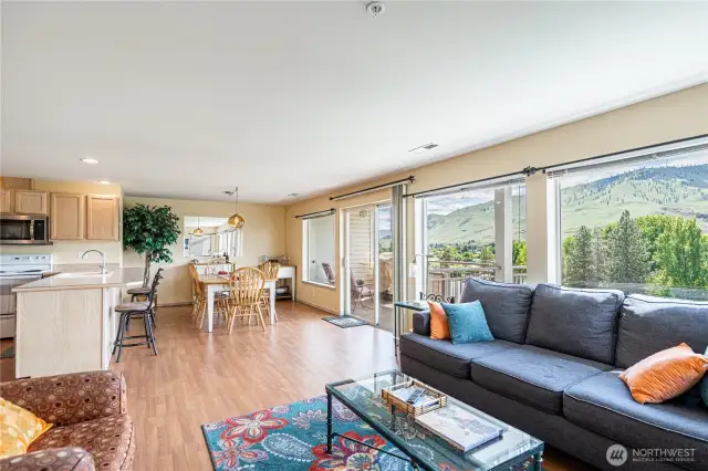 Sunlit living area