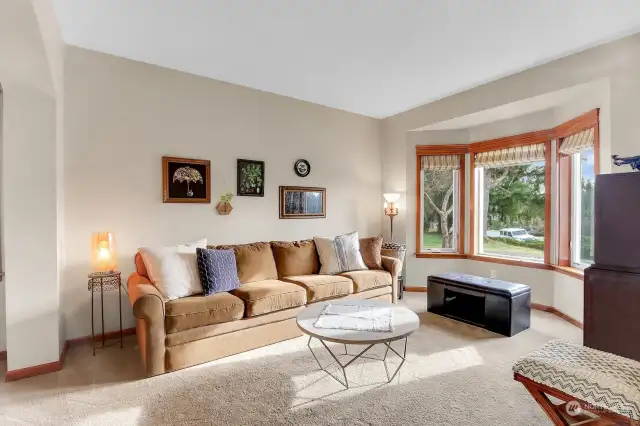 Large sunny formal living room.