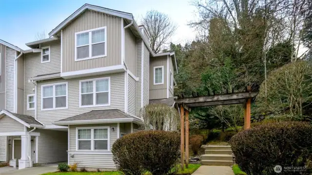 Welcoming and distinct walkway to your front door.