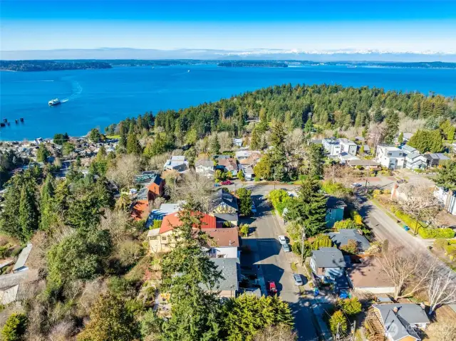 Neighborhood Drone Shot