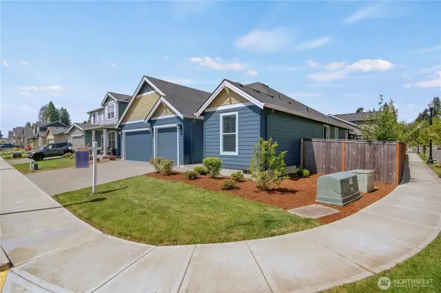 large corner lot