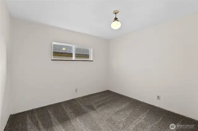 Bedroom 1 features new carpet