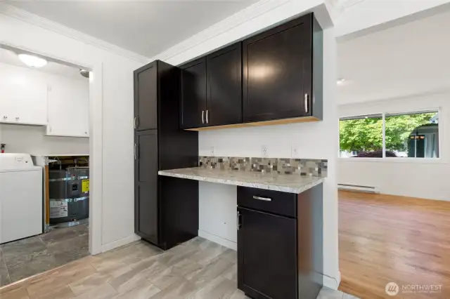 Work station in the kitchen