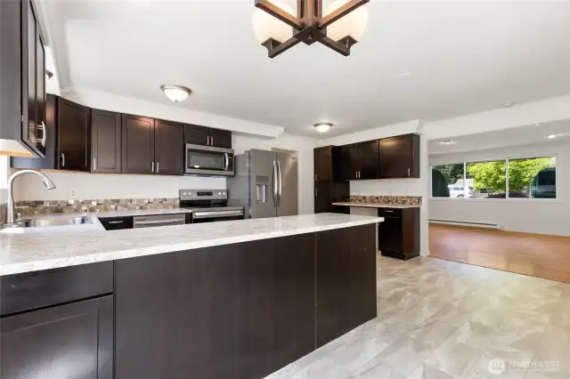 Plenty of counter space for all your things