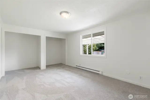 Add closet doors and this room is a flex room