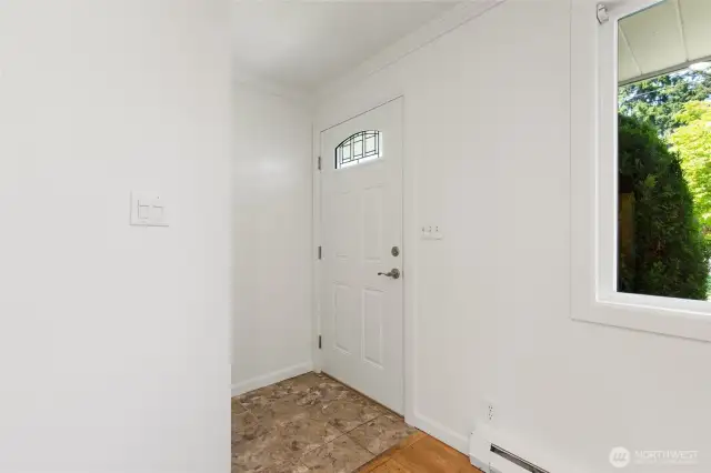 Ceramic tile entry way