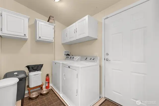 Utility room - leads out to back deck