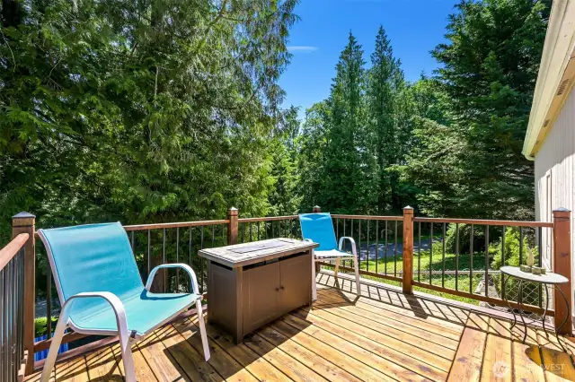 So much sun! Deck installed in 2018