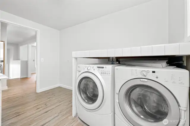 upstairs laundry room