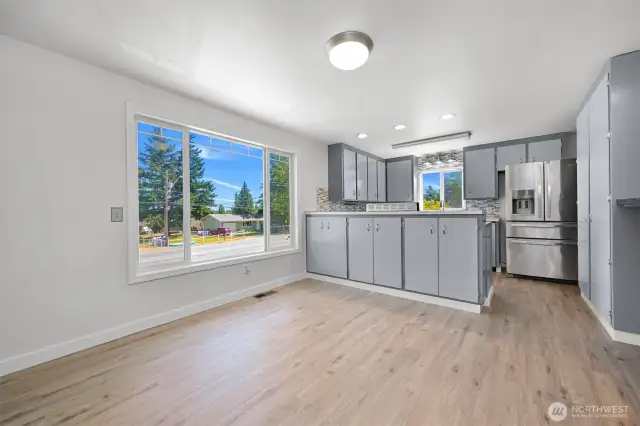kitchen without staging