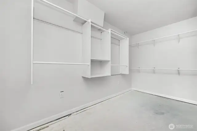 downstairs master closet