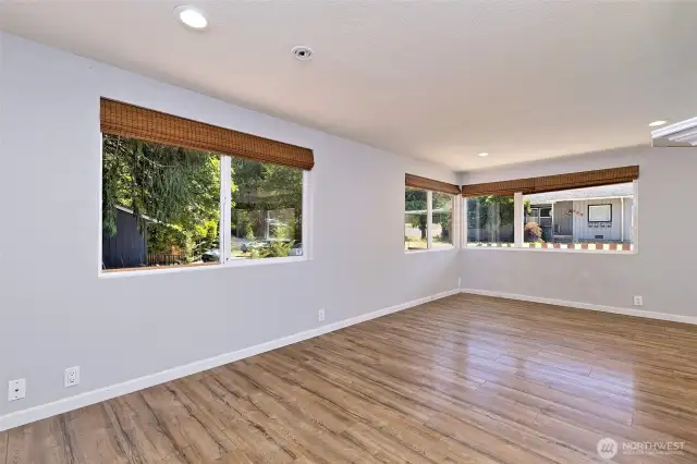 Another view of the large great room area.