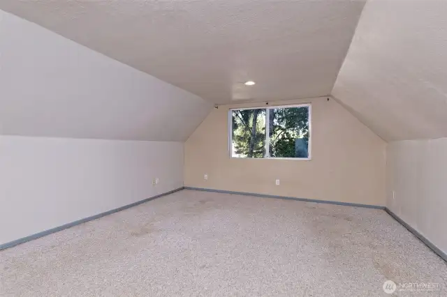 This is the very top floor - it was used as the Primary Bedroom by this seller. This is the only carpet in the whole house.