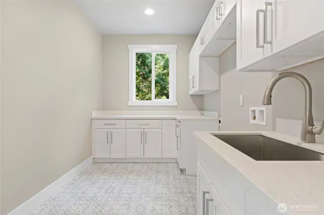 Upper Level Laundry Room.