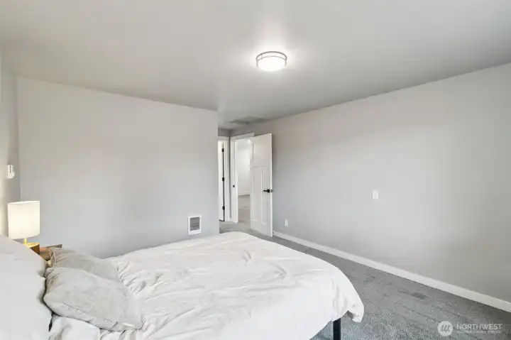 Primary bedroom by great room