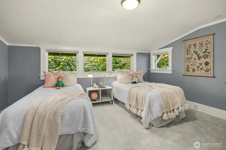 Generous upper level bedrooms.