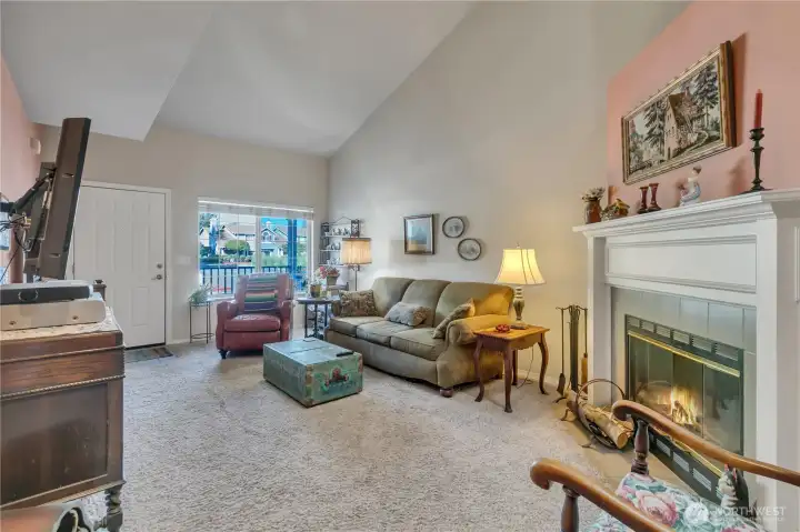 Another angle of the front living room.
