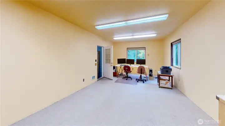 Another view of finished room off the carport.