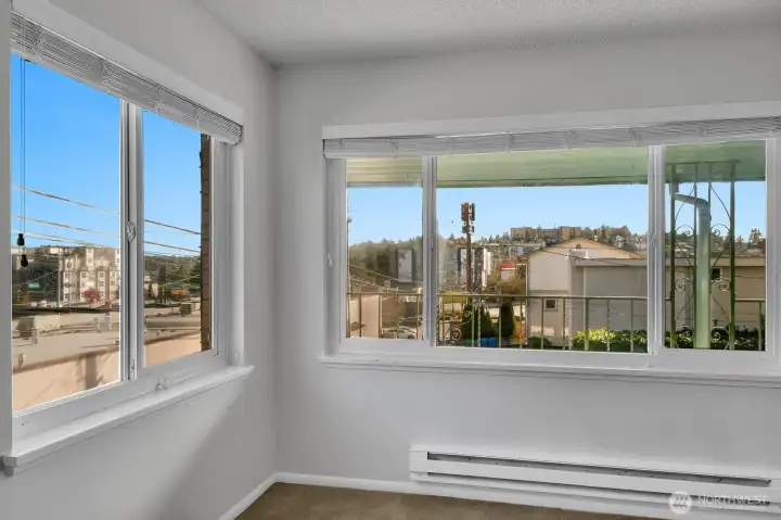 Unit #8:  End unit offers great territorial view.