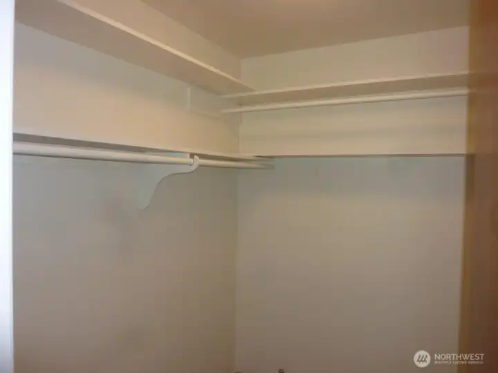 Walk in Closet in every unit (except for Unit #4)