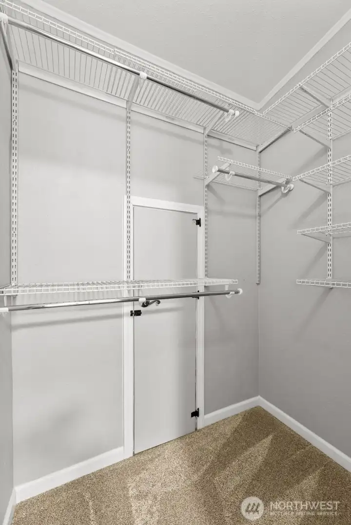 Large walk in closet