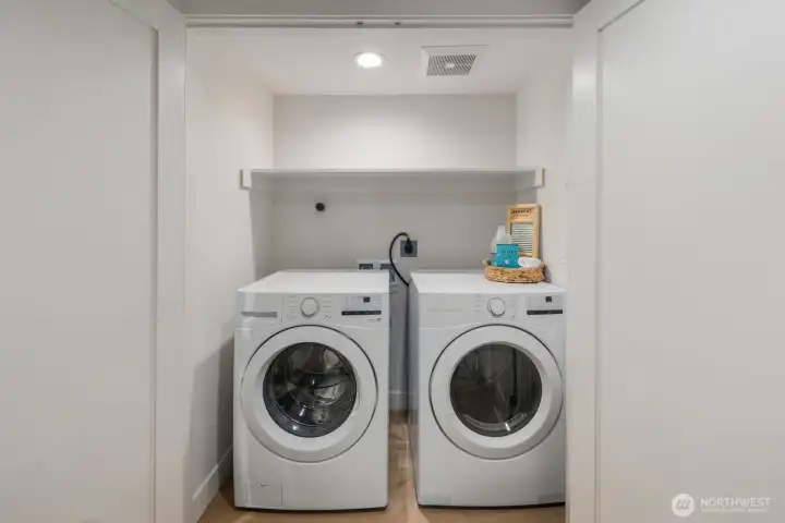 Down stairs washing space