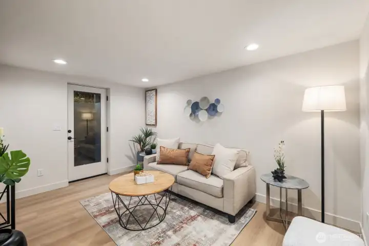 Downstairs living rooms