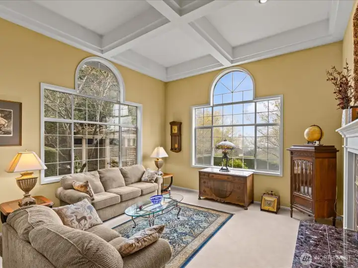 Light and bright living room