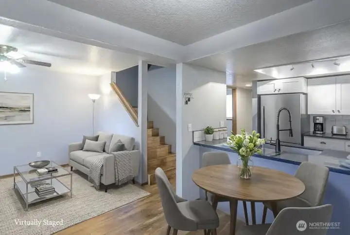 Updated two bedroom condo in The Vineyard.