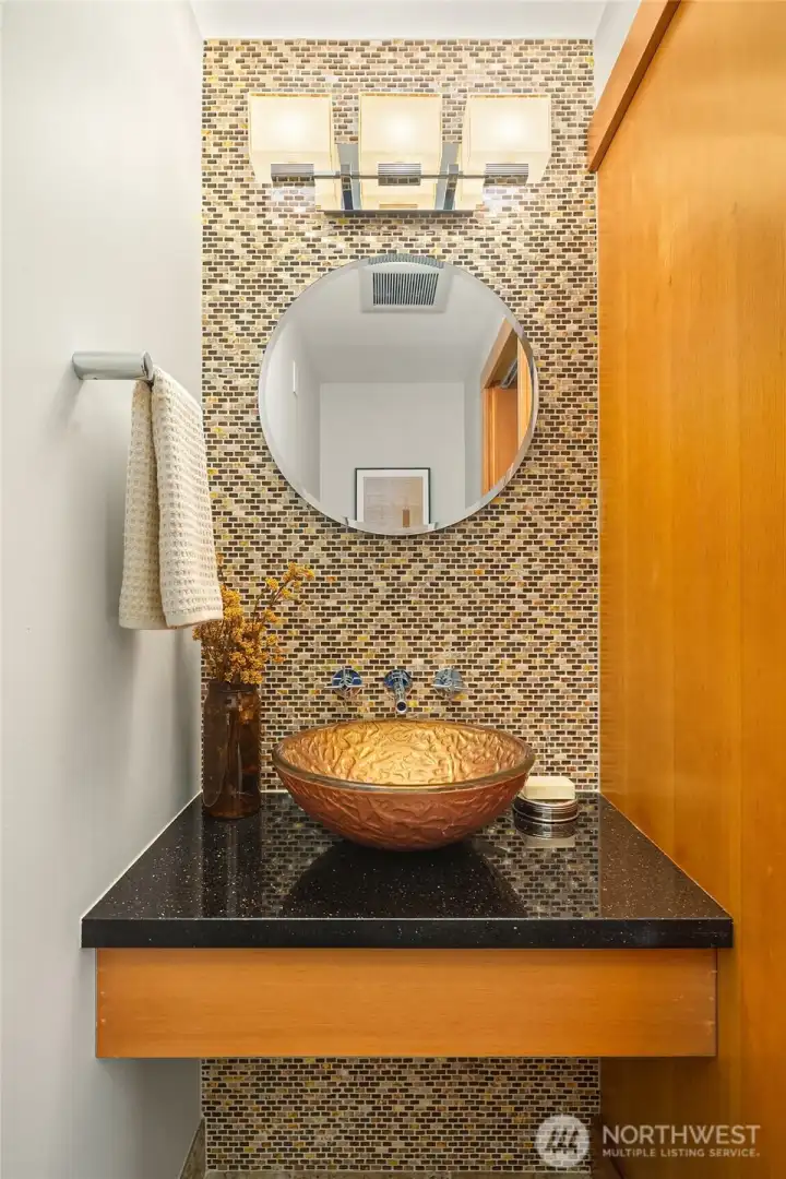 Main floor powder room.