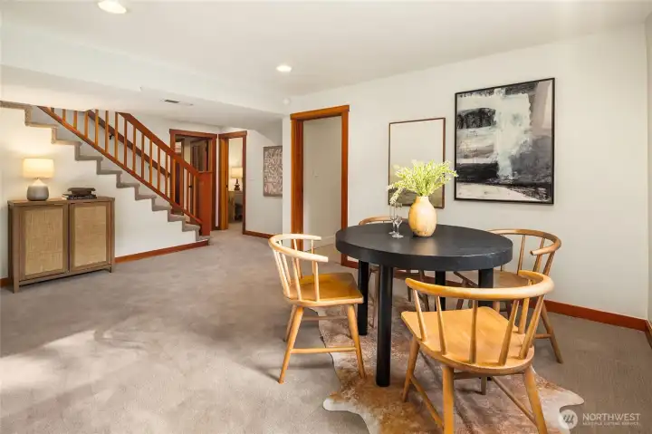 Spacious downstairs.