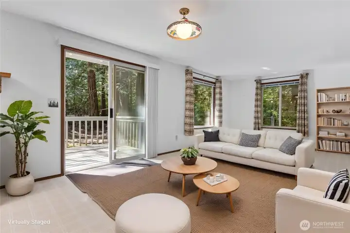 Virtual staging. Living room 1