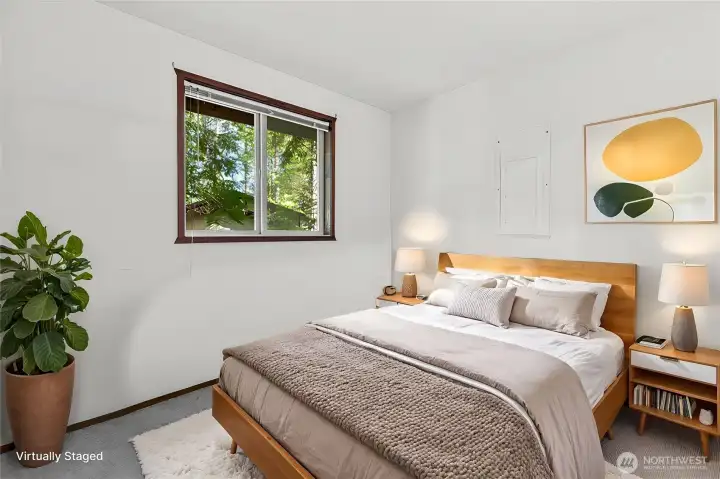 Virtual staging. Primary bedroom 2