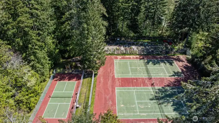 Tennis and pickleball courts
