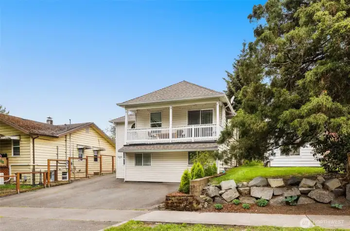 1505 26th Ave South, an updated Judkins Park duplex on a quiet tree-lined dead end street & across from Blue Dog Park. A convenient location surrounded by parks and a 1/4 mile from light rail.