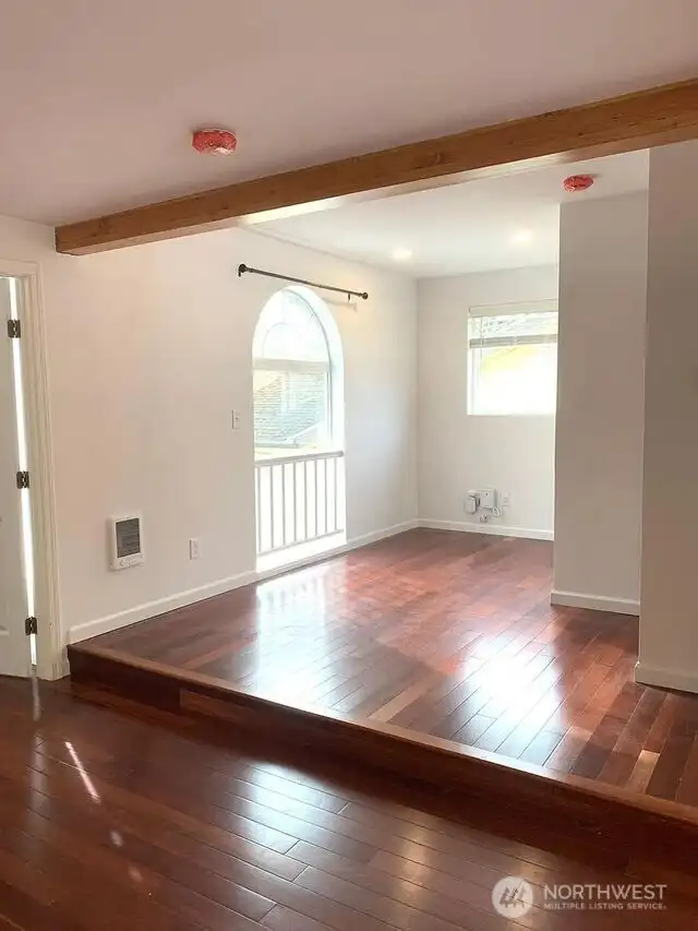Opened up the kitchen/livingroom spaces to make an more useable, integrated, & open up great room.