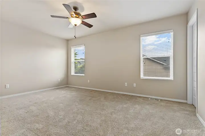 Rooms with ceiling fans are a huge bonus Rooms with ceiling fans are a huge bonus
