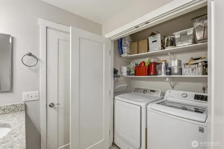 Laundry and Main Bathroom Laundry and Main Bathroom