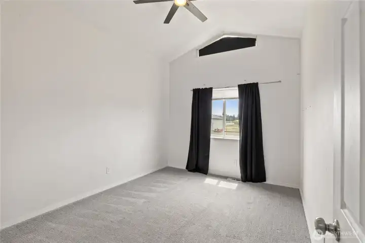 One of 3 bedrooms.